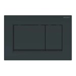GEBERIT - Kombifix Set předstěnové instalace, klozetu Oudee Vortex a sedátka softclose, tlačítko Sigma30, černá lesk/černá mat SANI15CA5142
