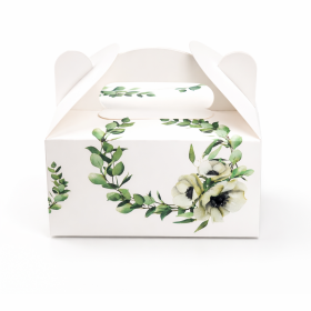 Výslužková krabice s rukojetí Oliva 20x13x11cm