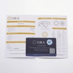 Stříbrný prsten Sabrina 1 ct MOISSANITE + CERTIFIKÁT, 59 certifikát GRA, hadřík na čištění stříbra, dárková krabička