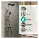 HANSGROHE - Activera Q Sprchový set s termostatem, 29x18 cm, 2 proudy, EcoSmart+, chrom 28749000