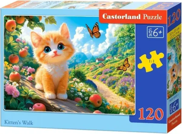 Castorland 13623 Puzzle Kotě na procházce