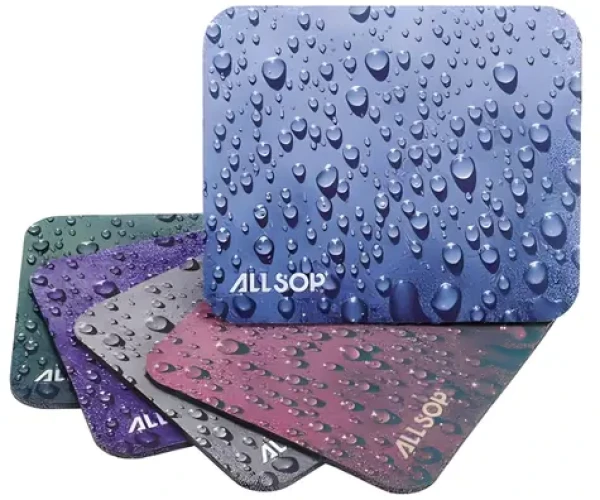 Allsop Kapky modrá / Podložka pod myš / Protiskluzová / 278 × 268 mm (05494)