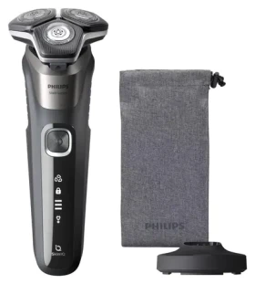 Philips Series 5000 S5887/13 šedá / Holicí strojek / omyvatelný / suché a mokré holení / až 60 min (S5887/13)