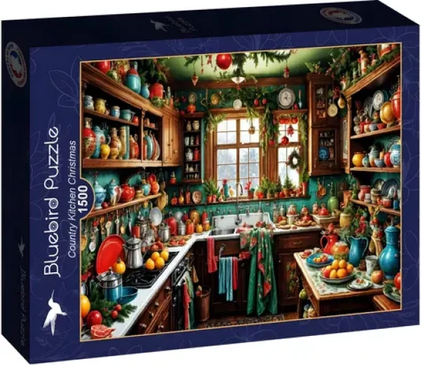 BLUEBIRD Puzzle Nostalgie vánoční kuchyně