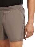 Pánské merino kraťasy ICEBREAKER Mens 125 ZoneKnit Speed 6 Shorts, Porcini velikost: L
