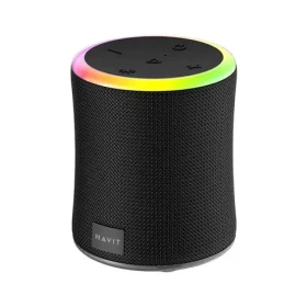 Havit SK832BT černá / Přenosný Bluetooth reproduktor / 10 W / Bluetooth 5.3 / IPX6 / RGB (SK832BT)