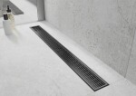 MEXEN/S - Flat 360° M33 podlahový žlab otočný 60, černý 1733060-40