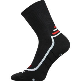 VOXX Ponožky sportovní anatomicky tvarované VERTIGO s masážním chodidlem ČERNÉ 39-42 110786