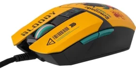 A4tech Bloody W63 Max RENEGADE žlutá / Herní myš / 12000 DPI / 2000 Hz / RGB / USB (A4TMYS47620)