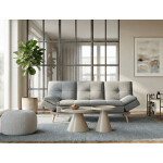 Konferenční stolek 69x69x44cm, kov, kašmír, CT-F4112 CSM