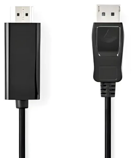 Nedis DisplayPort - HDMI černá / Kabel / 1080p / poniklované / 1 m (CCGL37100BK10)