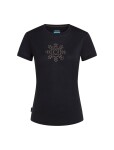 Dámské merino tričko s krátkým rukávem ICEBREAKER Wmns 125 Cool-Lite Sphere SS Tee Fusion, Black velikost: S