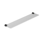 KLUDI - Vela R Polička, délka 60 cm, sklo/matná černá 5897339