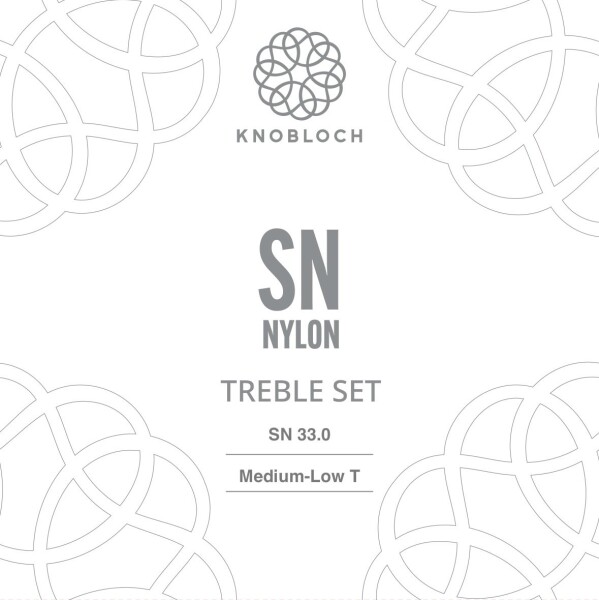 Knobloch ACTIVES SN Nylon Treble Set Medium-Low Tension 33.0