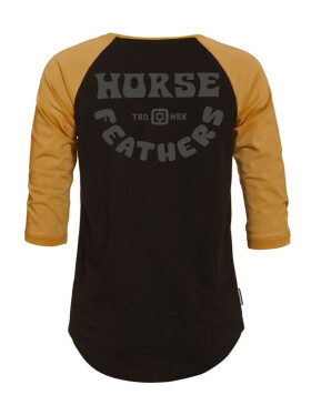 Horsefeathers OLY SPRUCE YELLOW dámské tričko dlouhým rukávem