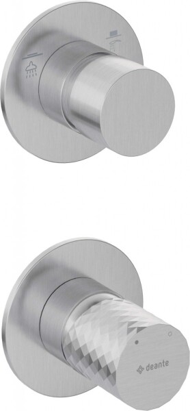 DEANTE - Silia Hexa Sprchová podomítková baterie, nerez BHS_F44P