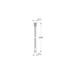 GROHE - Sprchová hadice VitalioFlex Metal Long-Life 200 cm, chrom 22116000
