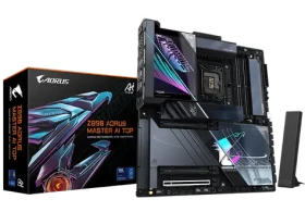 GIGABYTE Z890 Aorus Master AI Top / Z890 / LGA 1851 / 4x DDR5 / PCIex16 / 2x10GLAN / eATX (Z890 AERO D)