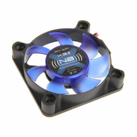 Noiseblocker BlackSilent Fan XS2 modrá / 50mm / 21.1 dB @ 4000 RPM / 8.88 CFM / 3-pin (ITR-XS-2)