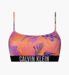 Vrchní díl plavek KW01831 0GY Calvin Klein fialová oranžová