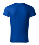 Slim Fit V-neck tričko pánské královská modrá S
