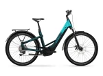 Winora Yakun X12 nízkonástupové elektrokolo blue monday/aqua gloss vel. S / 44 cm