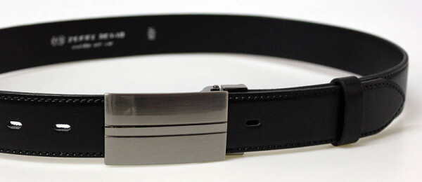 PENNY BELTS 35-020-8PS-60 Pánský kožený opasek černý 110cm