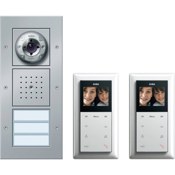 GIRA domovní video telefon kompletní sada, 049546