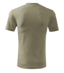 Classic New tričko pánské světlá khaki M