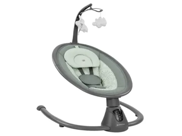 KikkaBoo Houpací lehátko elektrické Twiddle Mint / Nosnost do 9 kg (31005010079KB)