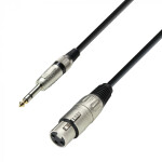 Omnitronic 30220903 XLR propojovací kabel [1x XLR zástrčka 3pólová - 1x XLR zásuvka 3pólová] 3.00 m červená