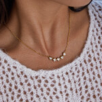 ELENYS Heartline Chain – pozlacený náhrdelník 18K žluté zlato Délka: 41+5 cm / max. 46 cm