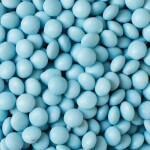 Decora čokoládové mini lentilky bledě modré (80 g)
