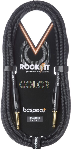 Bespeco Rockit Color Black 6m Jack