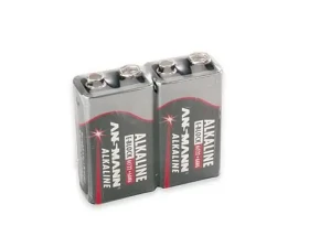Ansmann 9V-Block red-line / Alkalická baterie / 9V / 2 ks (5015591)
