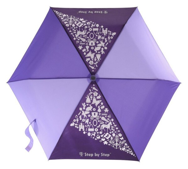Dětský skládací deštník s magickým efektem, Purple