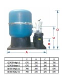 Filtrační jednotka Martinic QS 500 Badu TOP II/12 - 12m3/h (Bettar 12)