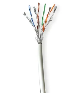 Nedis Instalační kabel CAT7 šedá / Instalační kabel / S/FTP / 305 m / LSZH (CCBG8548GY305S)