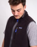 Patagonia M's Retro Pile Vest Black w/Forge Grey S