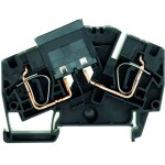 Weidmüller 1814690000-25 jisticí řadová svorka pružinová svorka černá 25 ks