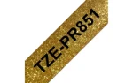 Brother TZe-PR851 zlatá/černá / Páska do štítkovače / Premium / laminovaná / 24 mm / 8 m (TZEPR851)