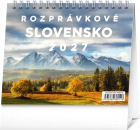 NOTIQUE Rozprávkové Slovensko 2027 / Stolní kalendář / týdenní / 16,5 x 13 cm
