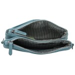 Stylová malá crossbody kabelka Perlla new, džínově modrá