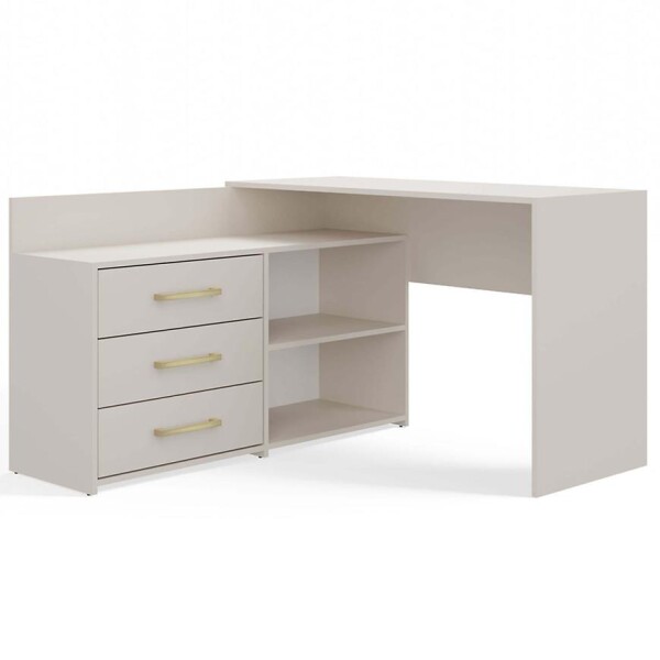 Psací stůl rohový Dany kašmír/antracit