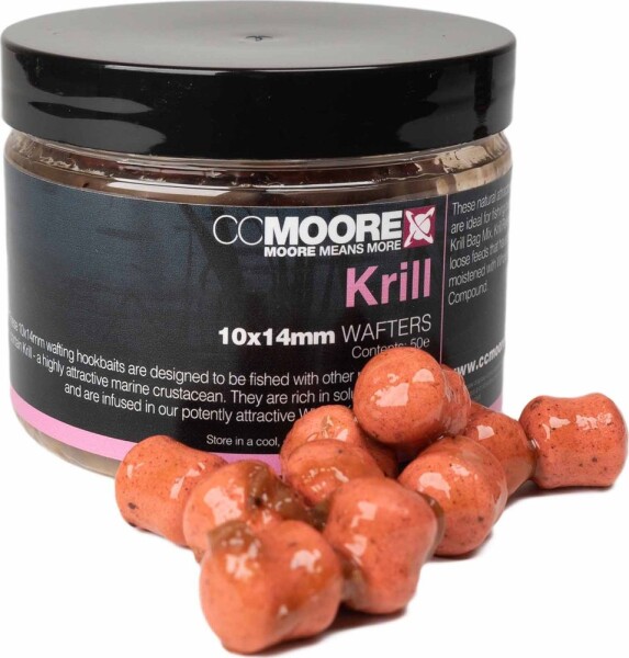 CC Moore Boilie Krill Wafters 50ks - 10x14mm,CC Moore Boilie Krill Wafters 50ks - 10x14mm