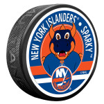 Mustang Puk New York Islanders NHL Sparky Mascot Textured Puck
