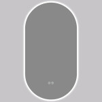 CERANO - Koupelnové LED zrcadlo Luno - 50x100 CER-8050BD79944