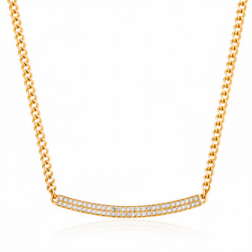 ELENYS Seline – pozlacený náhrdelník 18K žluté zlato Délka: 45+5 cm / max. 50 cm