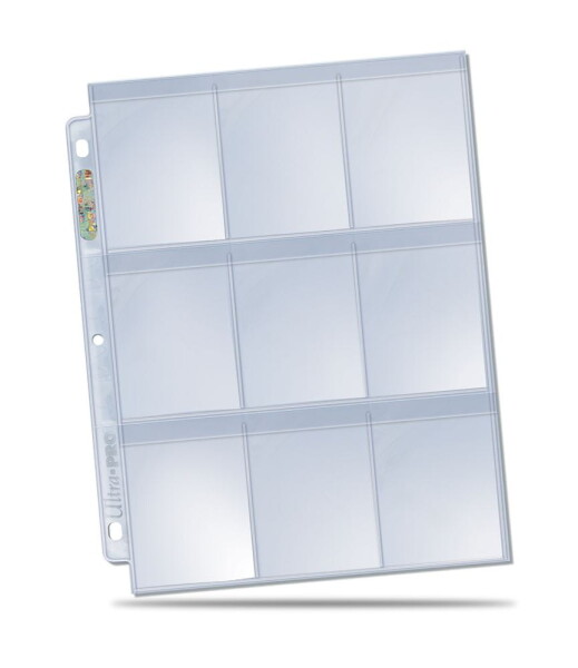 Folie na Hokejové Karty Ultra PRO 9 Karet PLATINUM SECURE