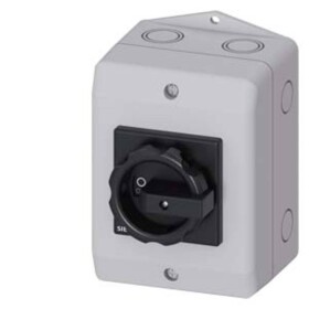 Odpínač černá 3pólový 6 mm² 16 A 1 spínací kontakt, 1 rozpínací kontakt 690 V/AC Siemens 3LD20641GP51